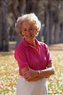 A mature woman; Actual Size=130 pixels wide